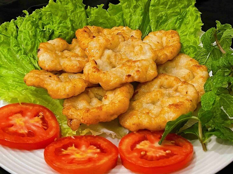 Fried Halong Squid Cake.